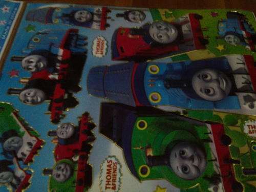 Thomas train sticker sheet