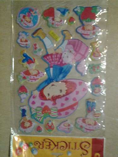 Strawberry shortcake puffy stickers