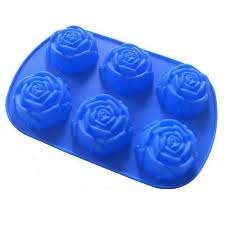 Silicone rose flower cake mould