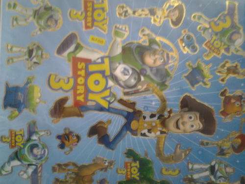 Toy story sticker sheet