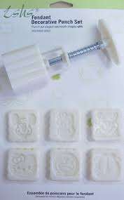 Fondant decorative punch set, hello kitty, winnie the pooh, mickey mouse