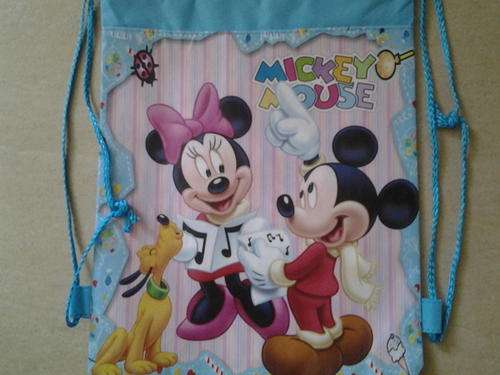 Mickey and minnie mouse string bag,