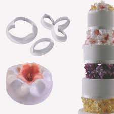 orchid pansy fondant cutter