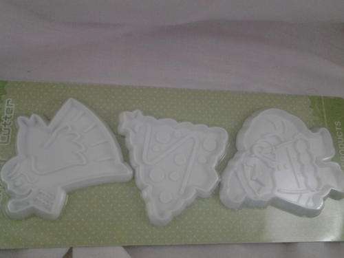 Christmas tree, angel, santa Fondant cookie Cutter
