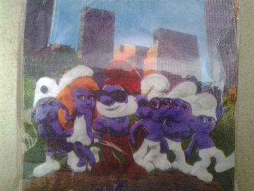 Smurf serviettes