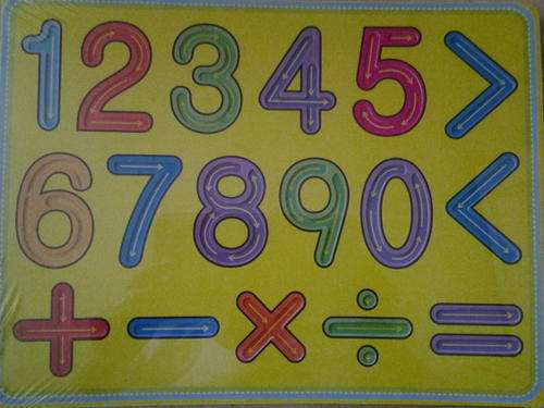 Wooden learn to write numbers
