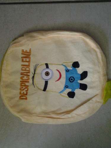 Despicable me Minion back pack, 34x30cm