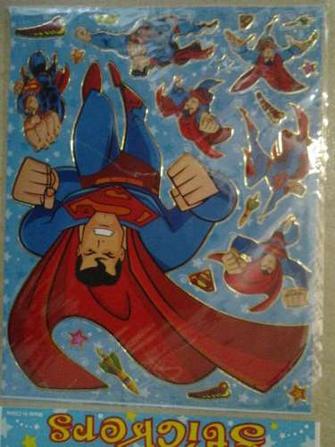 Superman sticker sheet