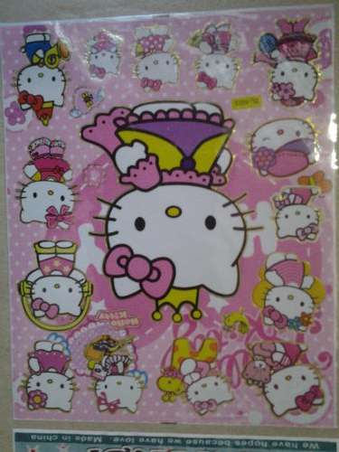 Hello kitty sticker sheet