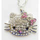 Hello kitty pendant and chain