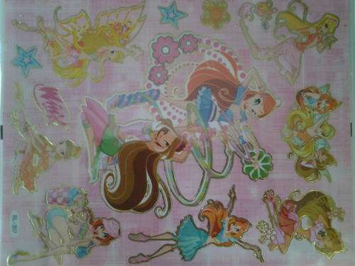 winx  sticker sheet