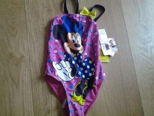 Edgars girls costume swimwear 6   -7 years Minnie mouse