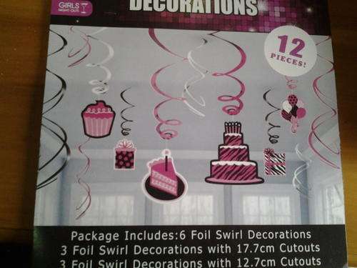 Birthday party decoration kit