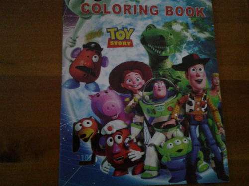 A4 Toy story colouring book with stickers