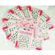 1 sheet Nail art, perfect party favor, various designs, send rondomly