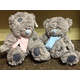 Tatty teddy 30cm plush toy. Blue scarve