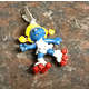 6cm smurf keyring, also perfect to use as caketoppers