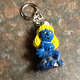 6cm smurf keyring, also perfect to use as caketoppers
