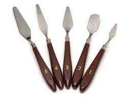 Spatula palette fondant knife set
