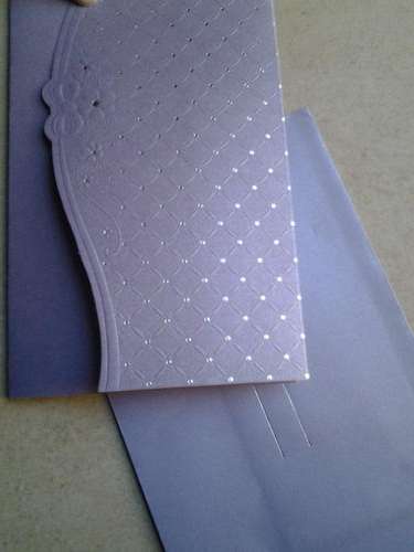 Stunning purple wedding invitation with envelope, Do your own printing, 10per pack