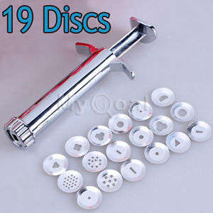 Fondant clay gun with 19 discs