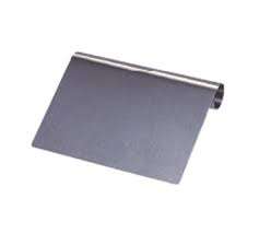 Metal fondant scraper cutter with measurements