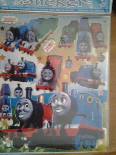 Thomas train engine sticker sheet