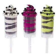 Push up pops container, 3 per pack