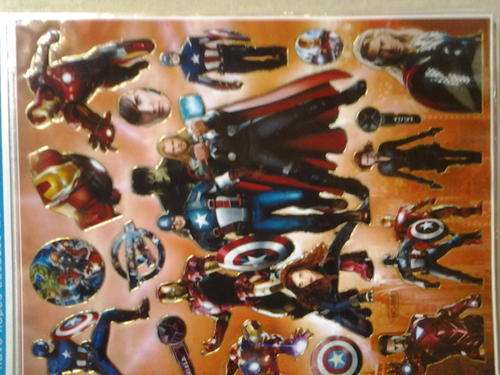 Avengers sticker sheet