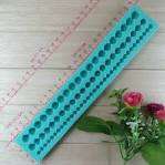 Silicone fondant pearl mould, size of mould 23x4cm