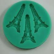 Eiffel tower Silicone fondant / sugarpaste mould, size of mould 7cm