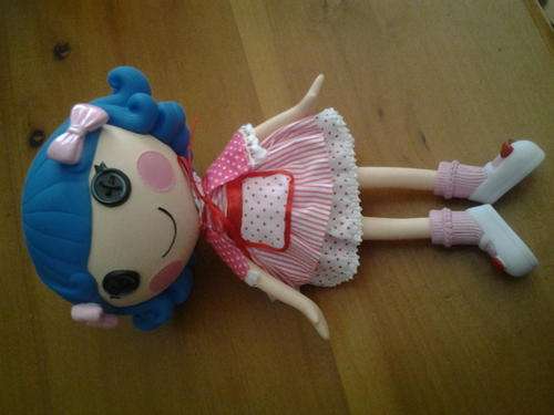 Lalaloopsy look-a-like plastic doll, +- 30cm