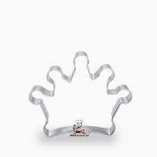 Princess crown cookie cutter metal