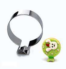 Balloon cookie cutter metal, 8.5x6cm