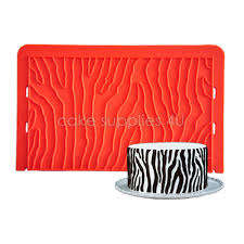 Silicone fondant / sugarpaste mould, zebra print