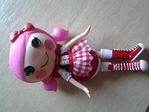 Lalaloopsy look-a-like plastic doll, +- 30cm