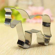 Horse shape cookie cutter metal, 7.5x6.5cm