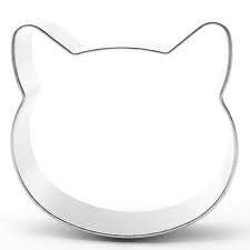 Cat metal cookie/fondant cutter (can be used for hello kitty), 5x5cm