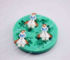 Silicone fondant Frozen Olaf, size of Mould 8cm