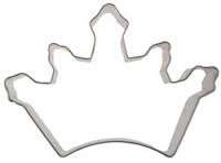 Princess crown cookie cutter metal, 9x6cm