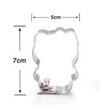 Hello kitty cookie cutter metal, 7x5cm