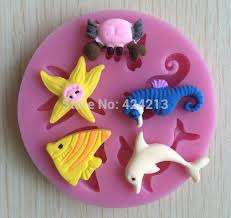 Sea animal, under the sea  fondant  mould