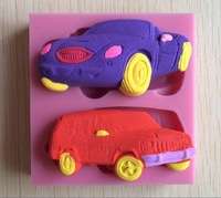 Classic cars silicone mould, for choclate or fondant, size of mould 7.5x6cm A