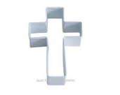 Cross cookie cutter metal, 6x4cm