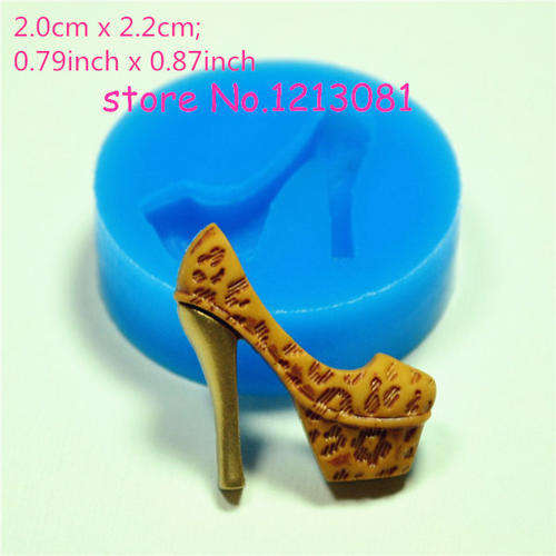 High Heel shoe silicone mould, for choclate or fondant, size of mould 3cm