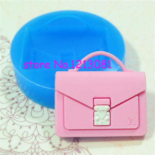 Handbag silicone mould, for choclate or fondant, size of mould 4.5cm