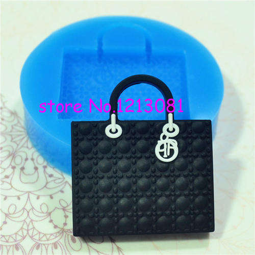 Handbag silicone mould, for choclate or fondant, size of mould 5cm