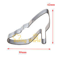 high heel shoe cookie cutter metal, 9.5cm x 6cm
