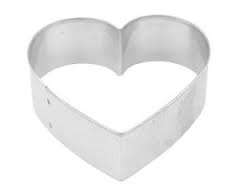 Heart metal cookie cutter, 6x5.5cm