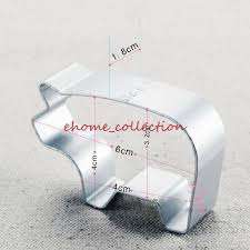 Pig metal cookie cutter, 6x4cm